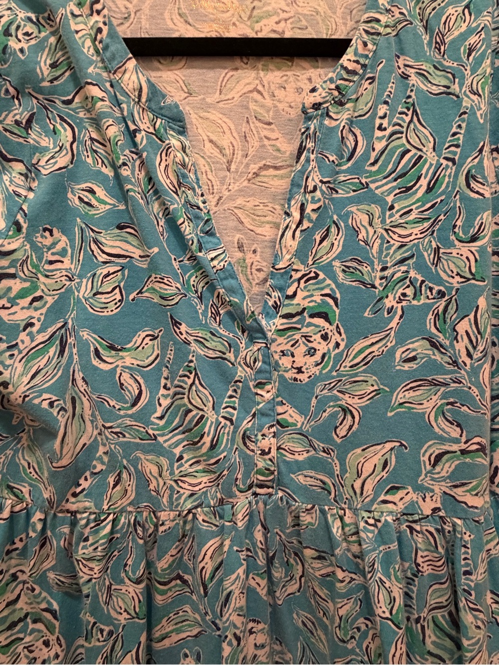 Lilly Pulitzer Loran Swing Dress in Turquoise Oasis - Picture 6 of 8